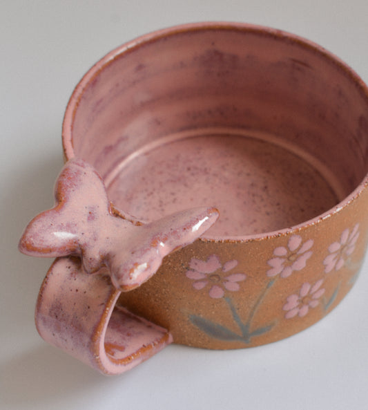Butterfly Daisy Mug