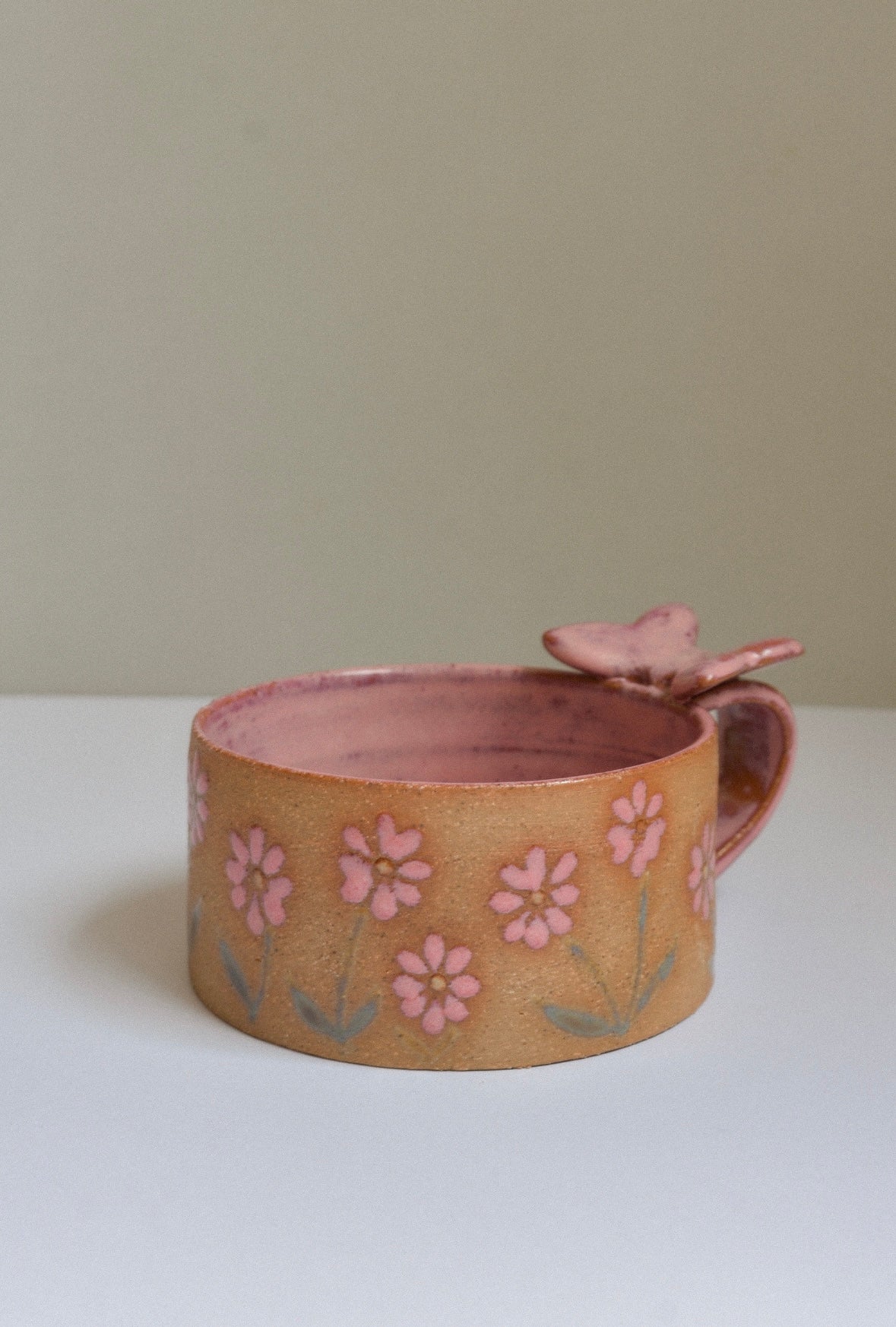 Butterfly Daisy Mug